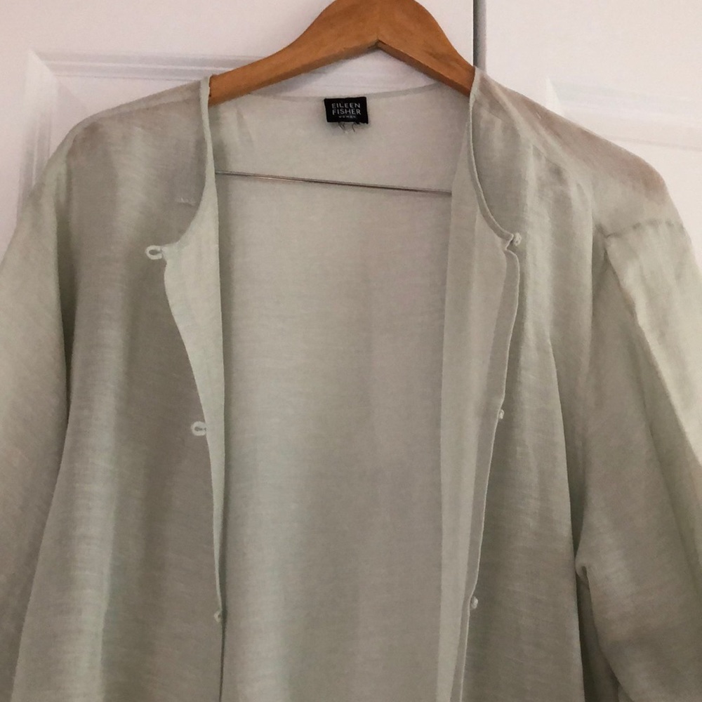 Eileen fisher linen cover up